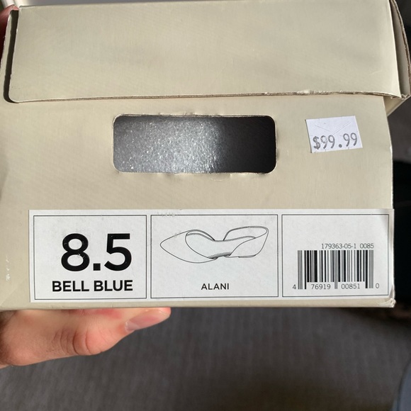 Banana republic Alani flats. Blue suede 8.5 - Picture 6 of 7